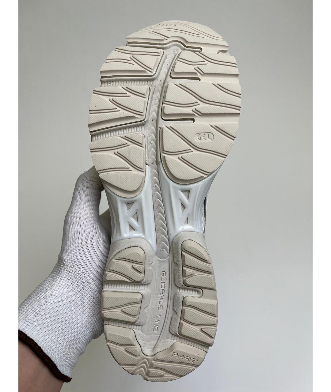 ASICS Белые синтетические низкие кроссовки / кеды, фото 8