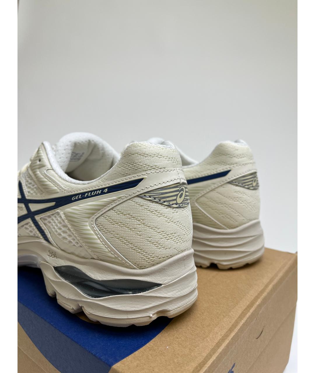 ASICS Белые синтетические низкие кроссовки / кеды, фото 5