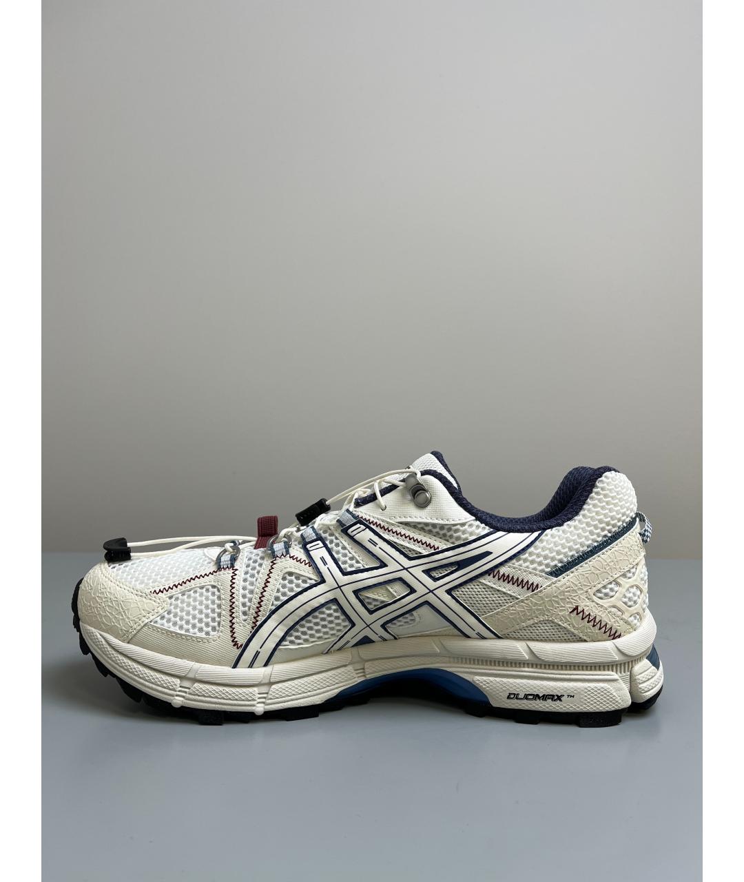 ASICS Бежевые синтетические низкие кроссовки / кеды, фото 7