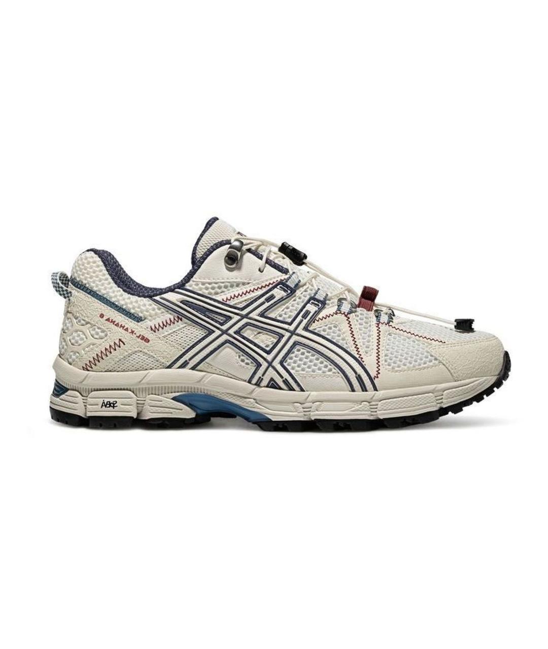 ASICS Бежевые синтетические низкие кроссовки / кеды, фото 8