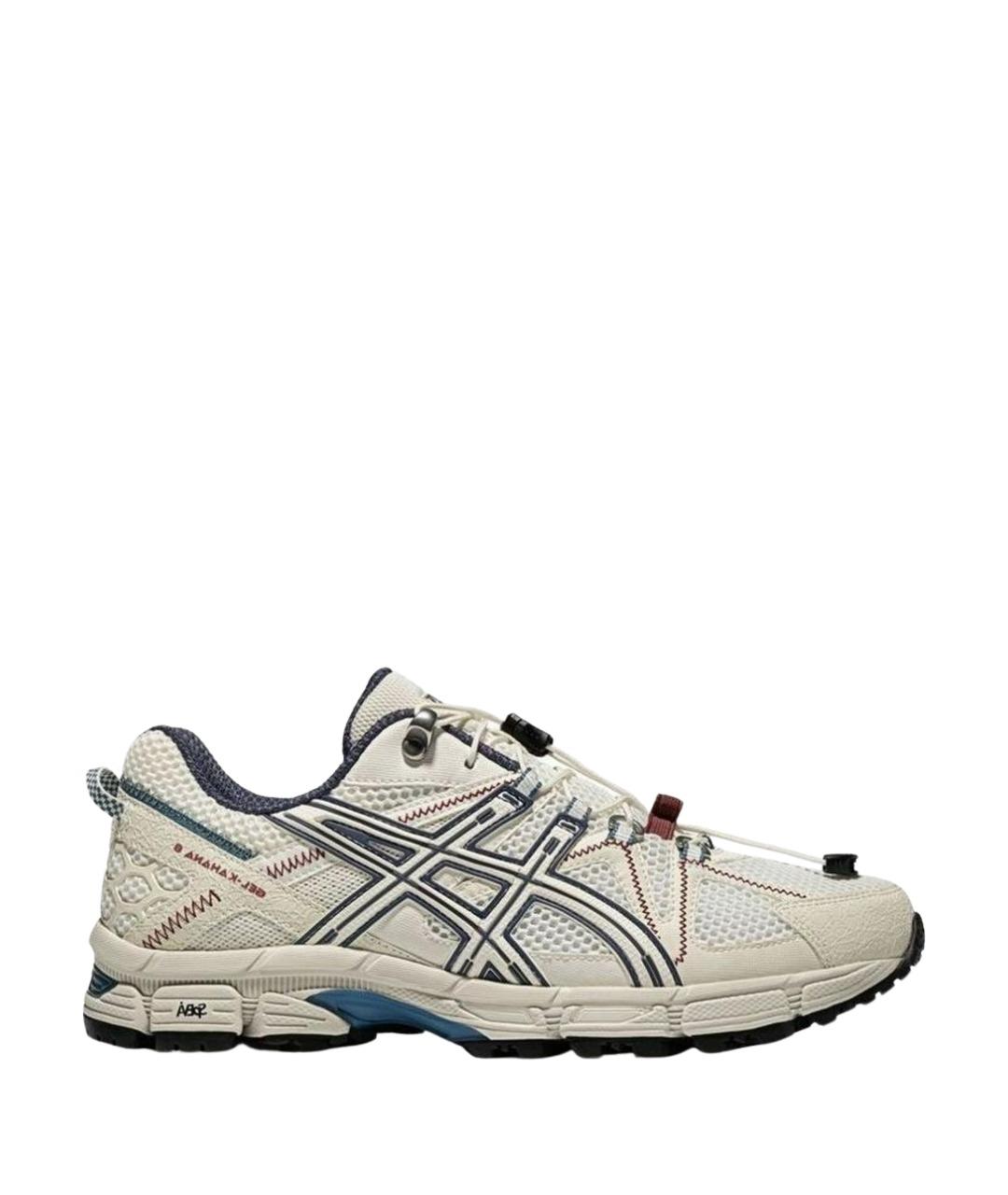 ASICS Бежевые синтетические низкие кроссовки / кеды, фото 1