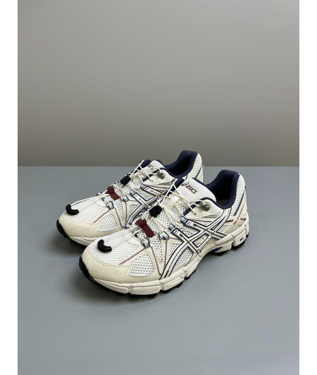 ASICS Бежевые синтетические низкие кроссовки / кеды, фото 2