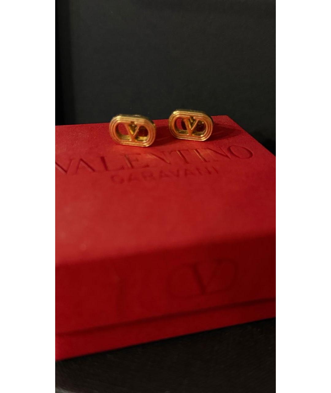 VALENTINO Золотые латунные серьги, фото 5