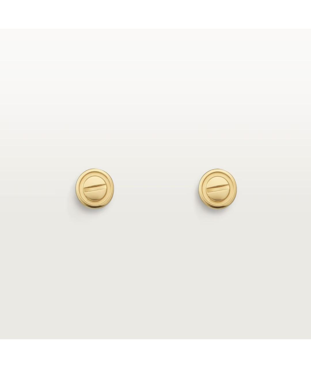 CARTIER Золотые серьги из желтого золота, фото 5