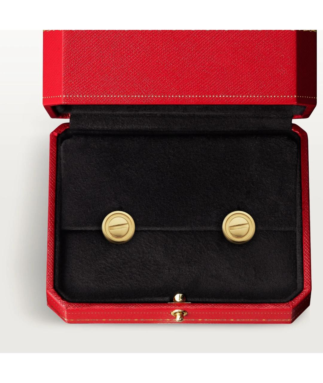 CARTIER Золотые серьги из желтого золота, фото 4