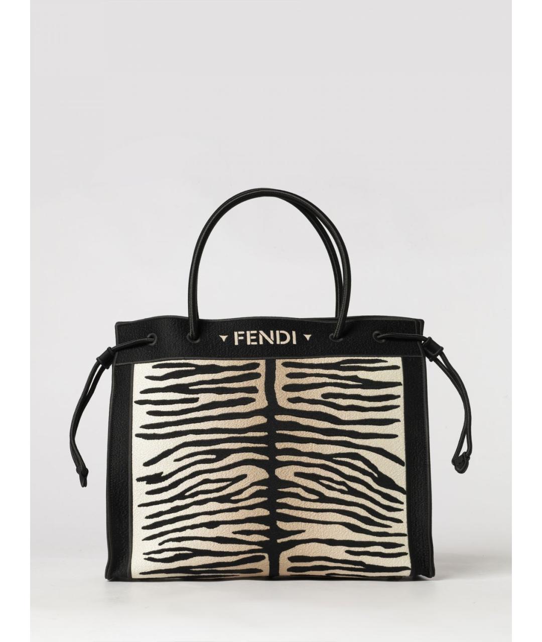 FENDI Мульти сумка тоут из канвы, фото 6