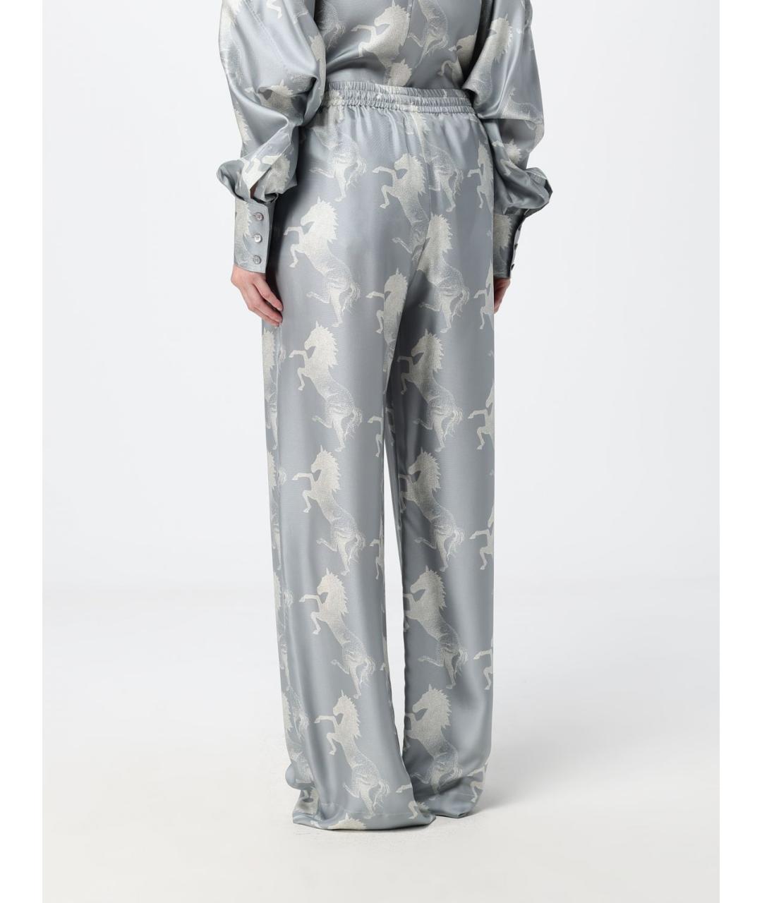 STELLA MCCARTNEY Шелковые прямые брюки, фото 3