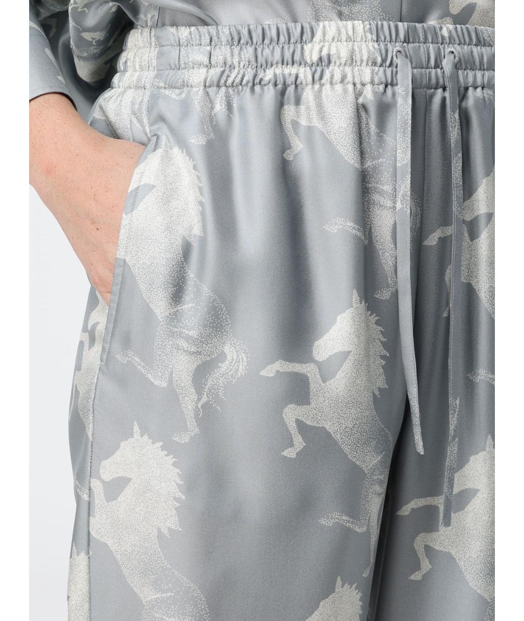 STELLA MCCARTNEY Шелковые прямые брюки, фото 4