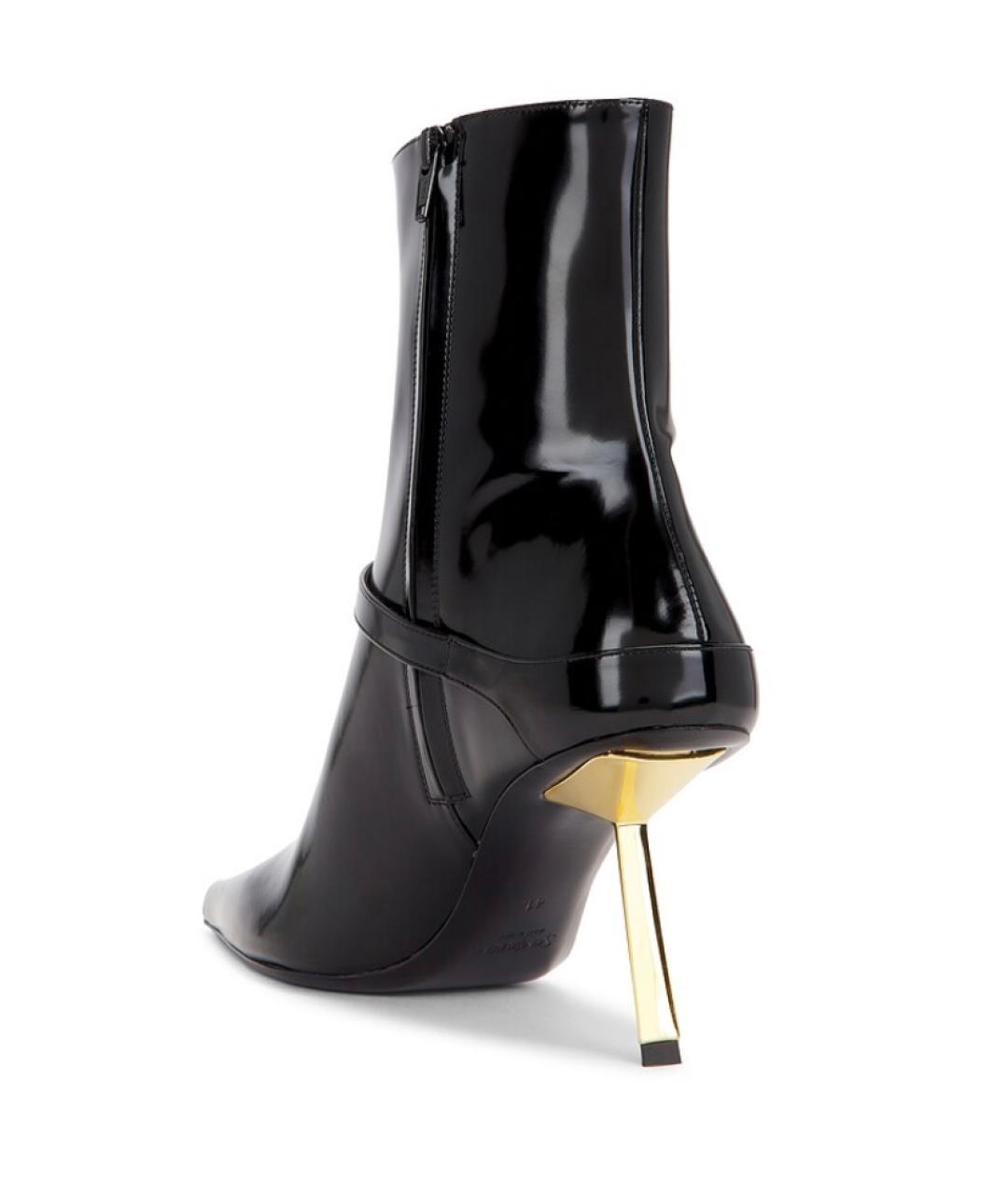 SAINT LAURENT Черные кожаные ботильоны, фото 5