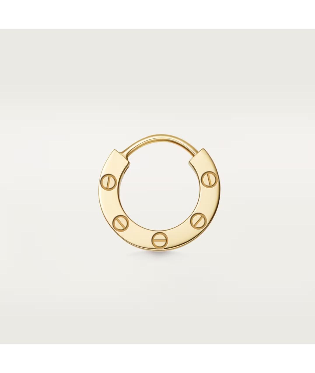 CARTIER Золотые серьги из желтого золота, фото 5