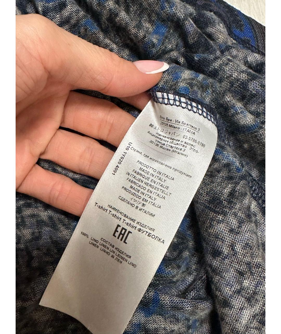 ETRO Мульти футболка, фото 6