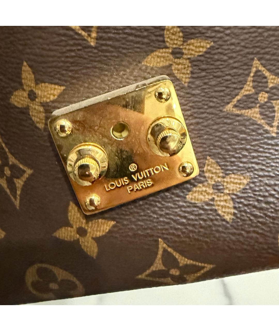 LOUIS VUITTON Коричневая сумка через плечо из канвы, фото 5