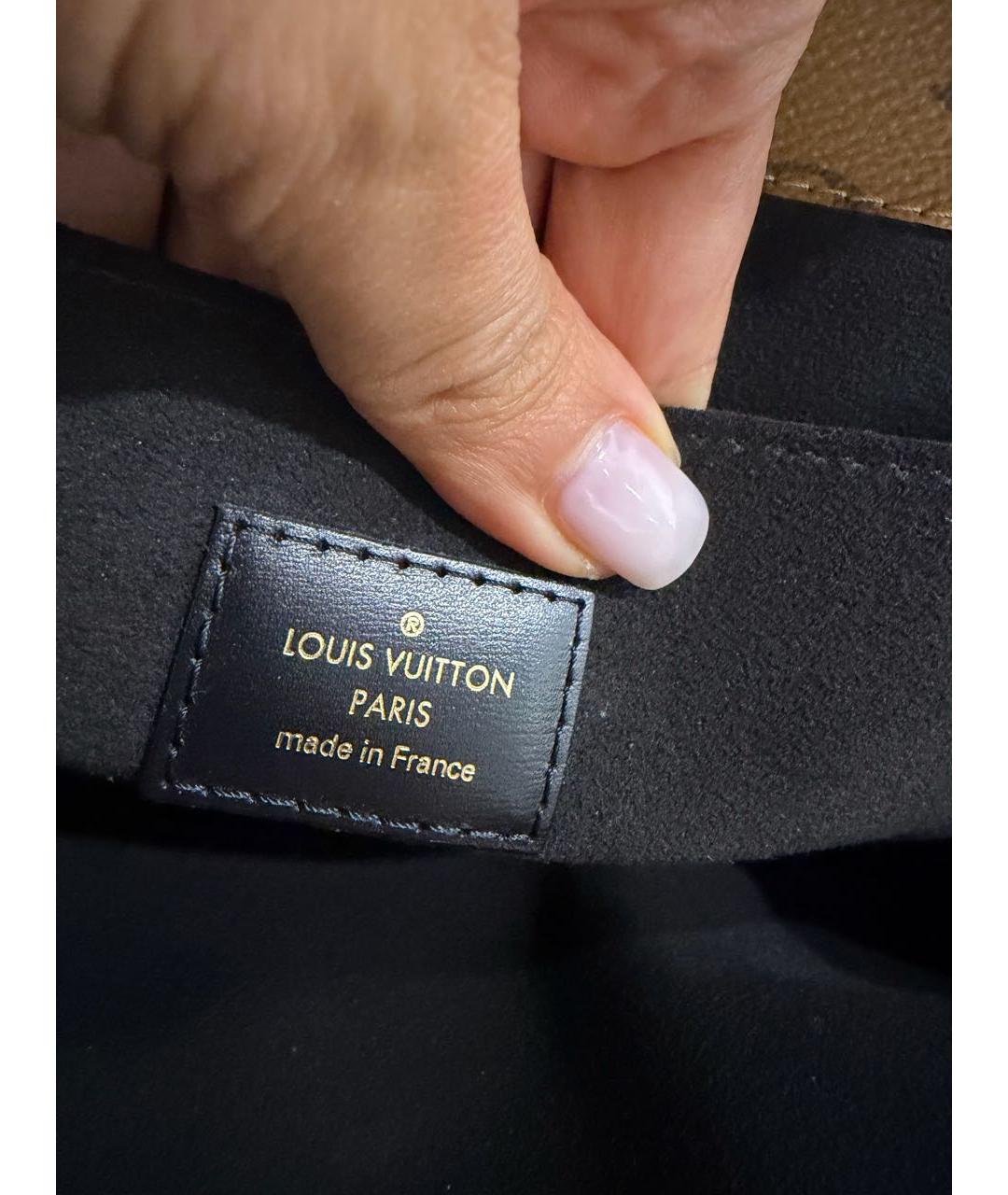 LOUIS VUITTON Коричневая сумка через плечо из канвы, фото 6