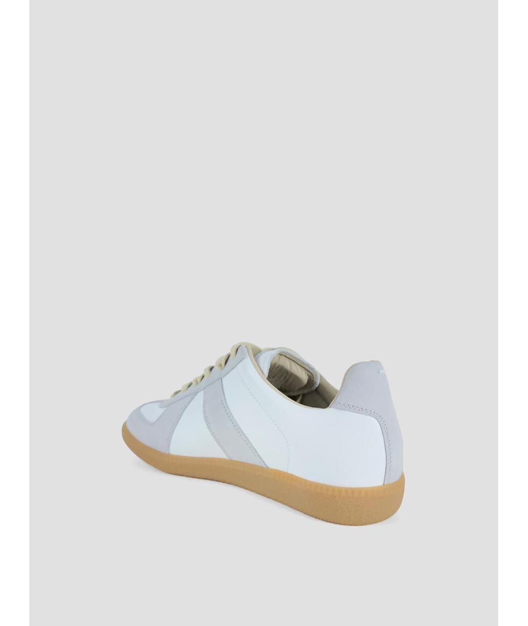 MAISON MARGIELA Кожаные кеды, фото 3