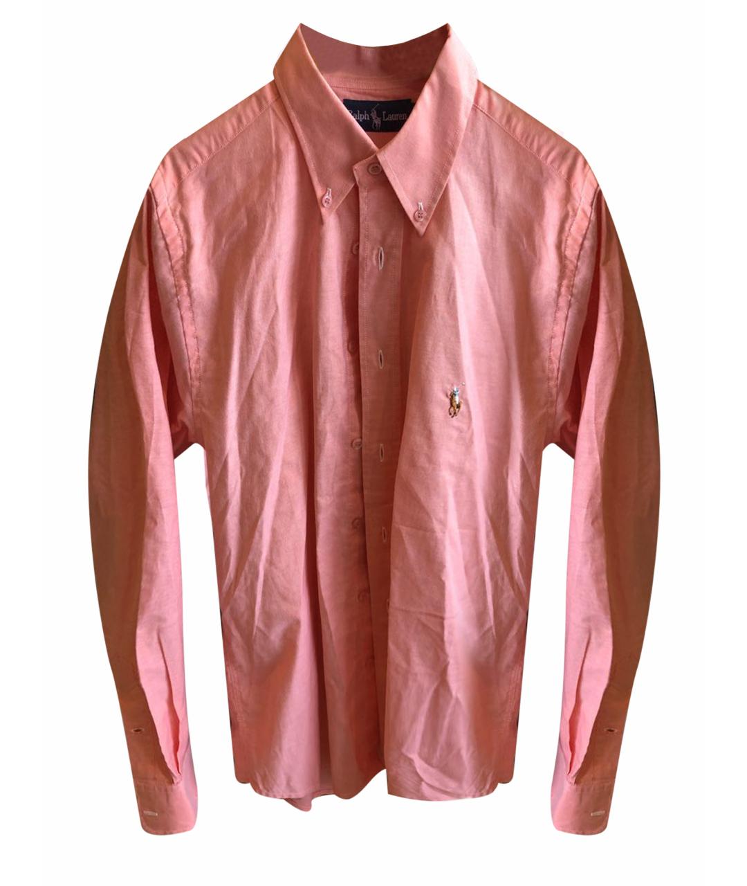 RRL Коралловая хлопковая кэжуал рубашка, фото 1