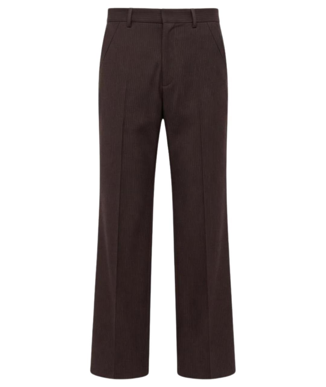 ACNE STUDIOS Коричневые классические брюки, фото 1