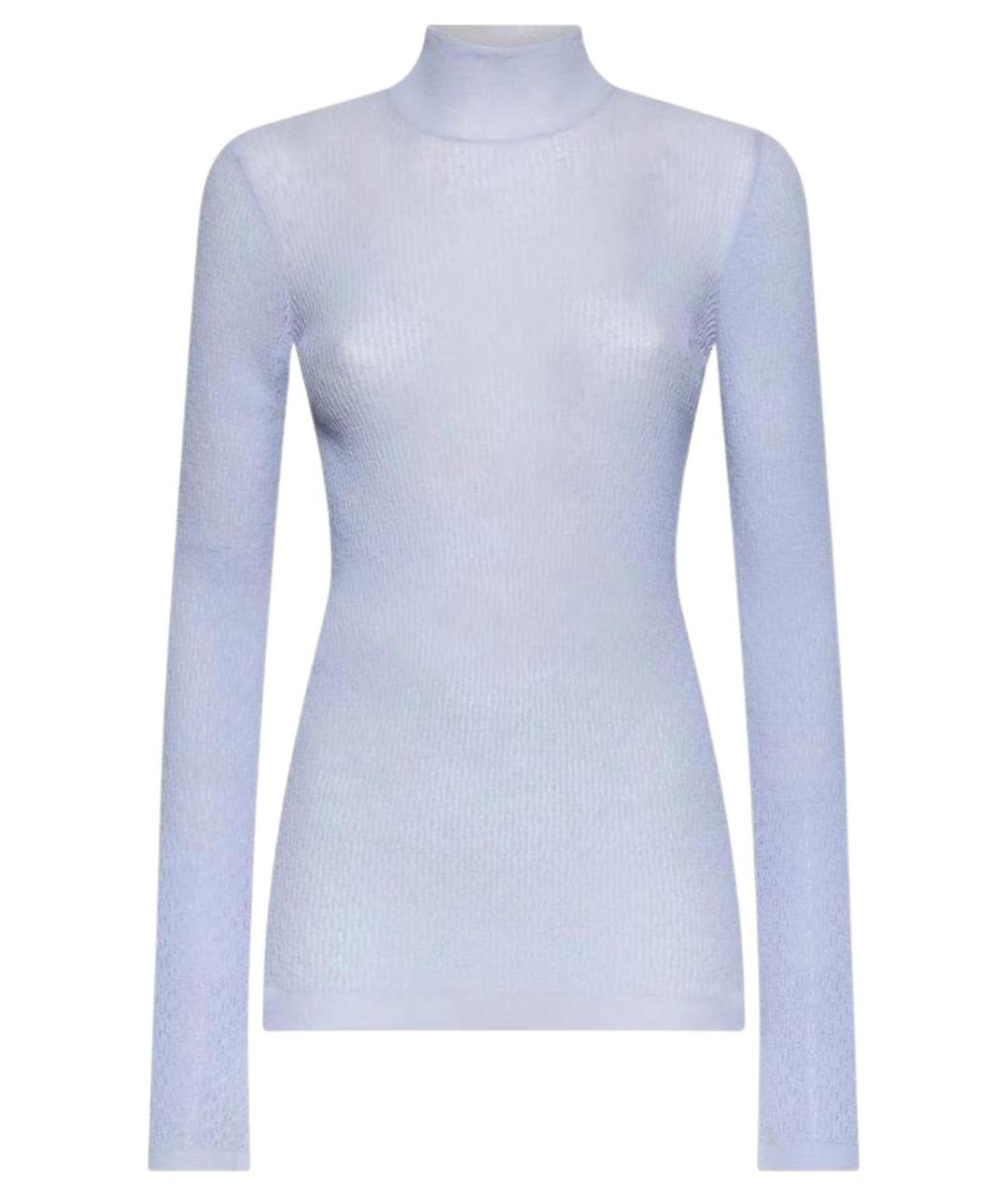 MAISON MARGIELA Голубая шерстяная водолазка, фото 1