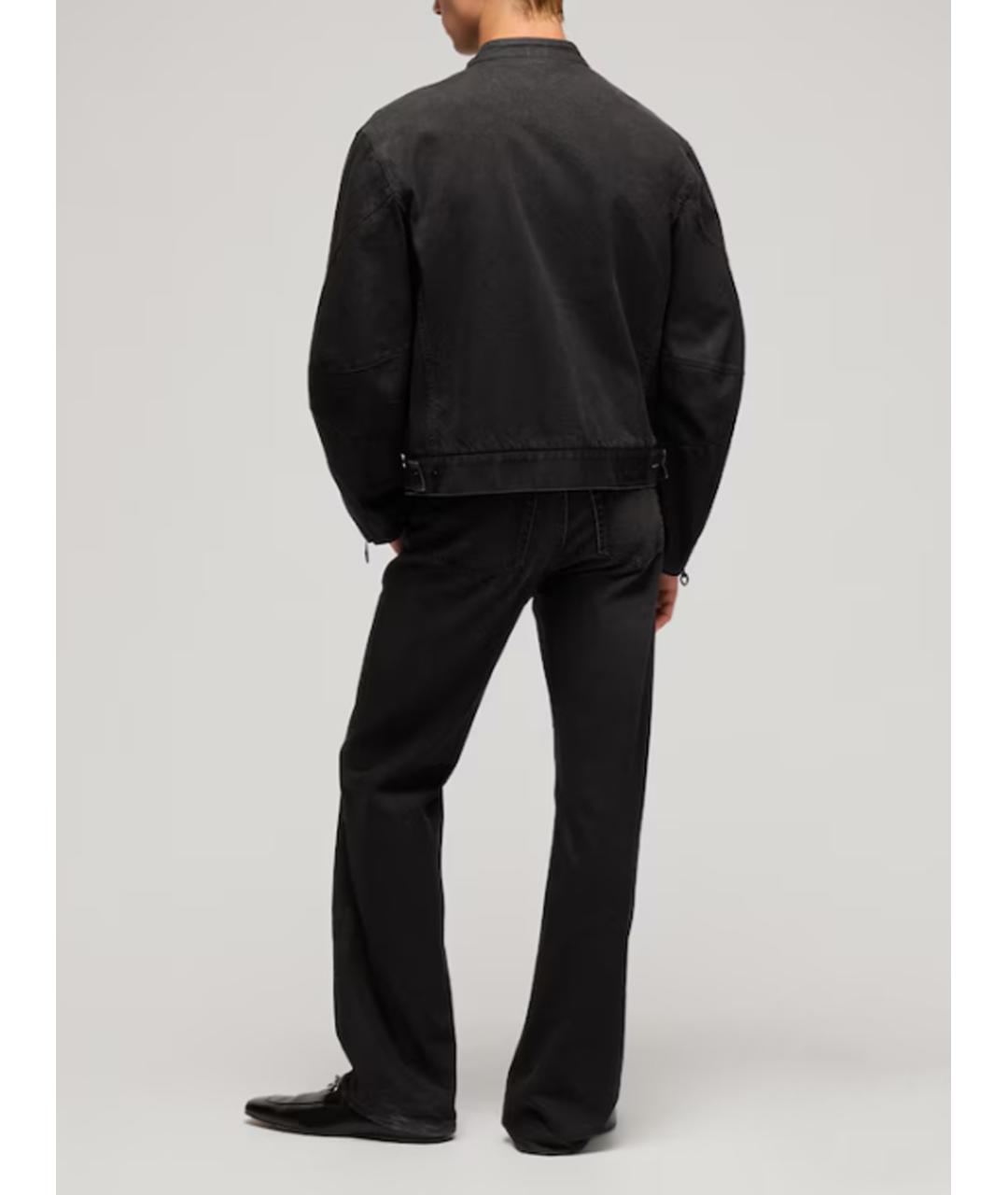 GUCCI Черные хлопковые прямые джинсы, фото 3