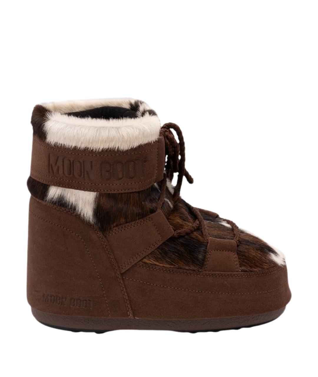 MOON BOOT Коричневые сапоги, фото 1