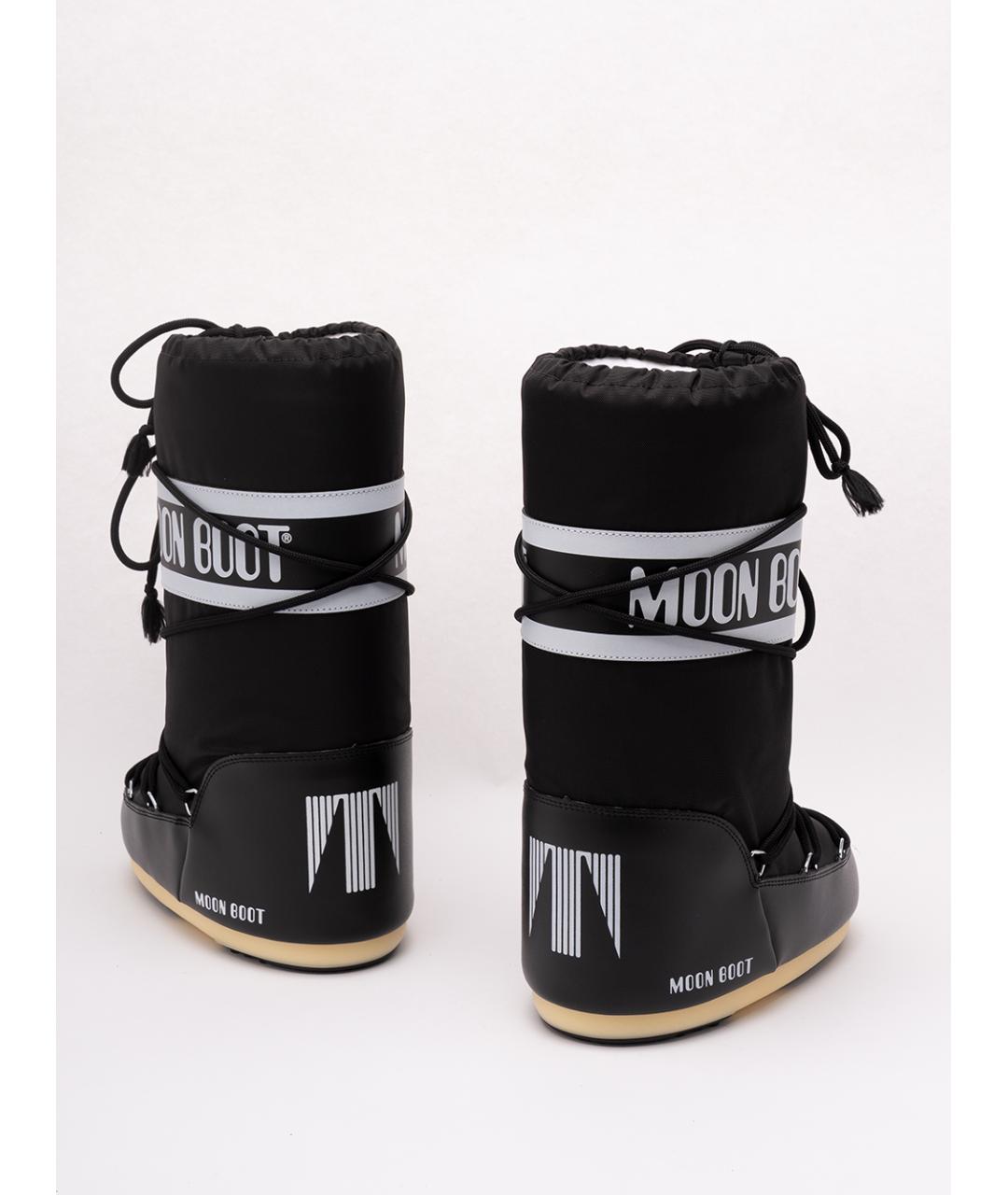 MOON BOOT Черные синтетические сапоги, фото 3