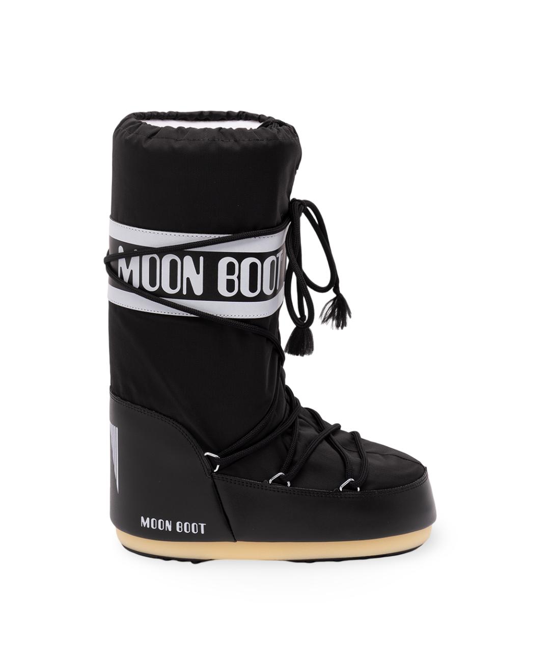MOON BOOT Черные синтетические сапоги, фото 6