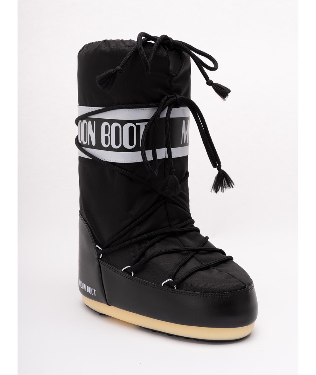 MOON BOOT Черные синтетические сапоги, фото 5