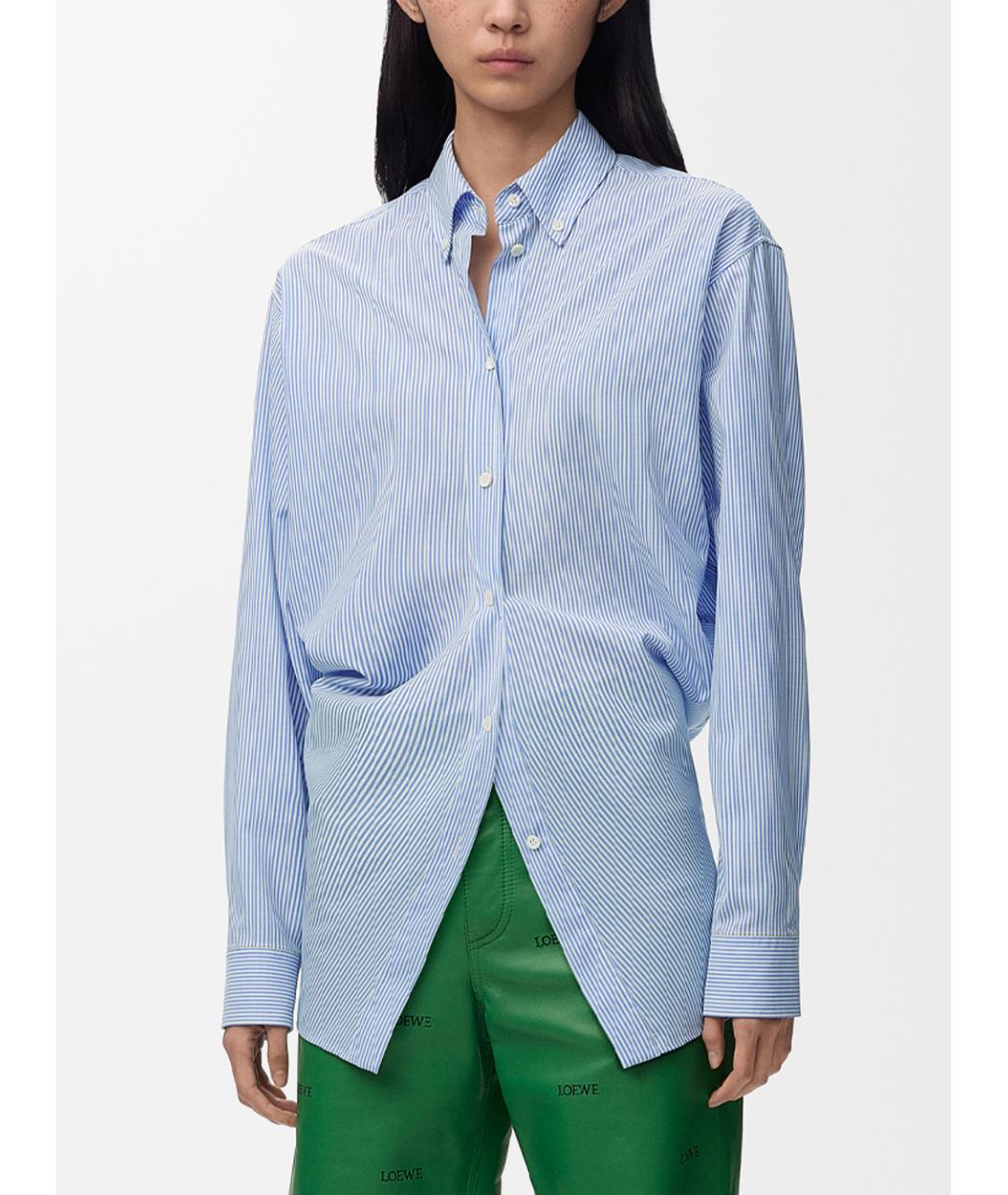 LOEWE Голубая шерстяная рубашка, фото 2