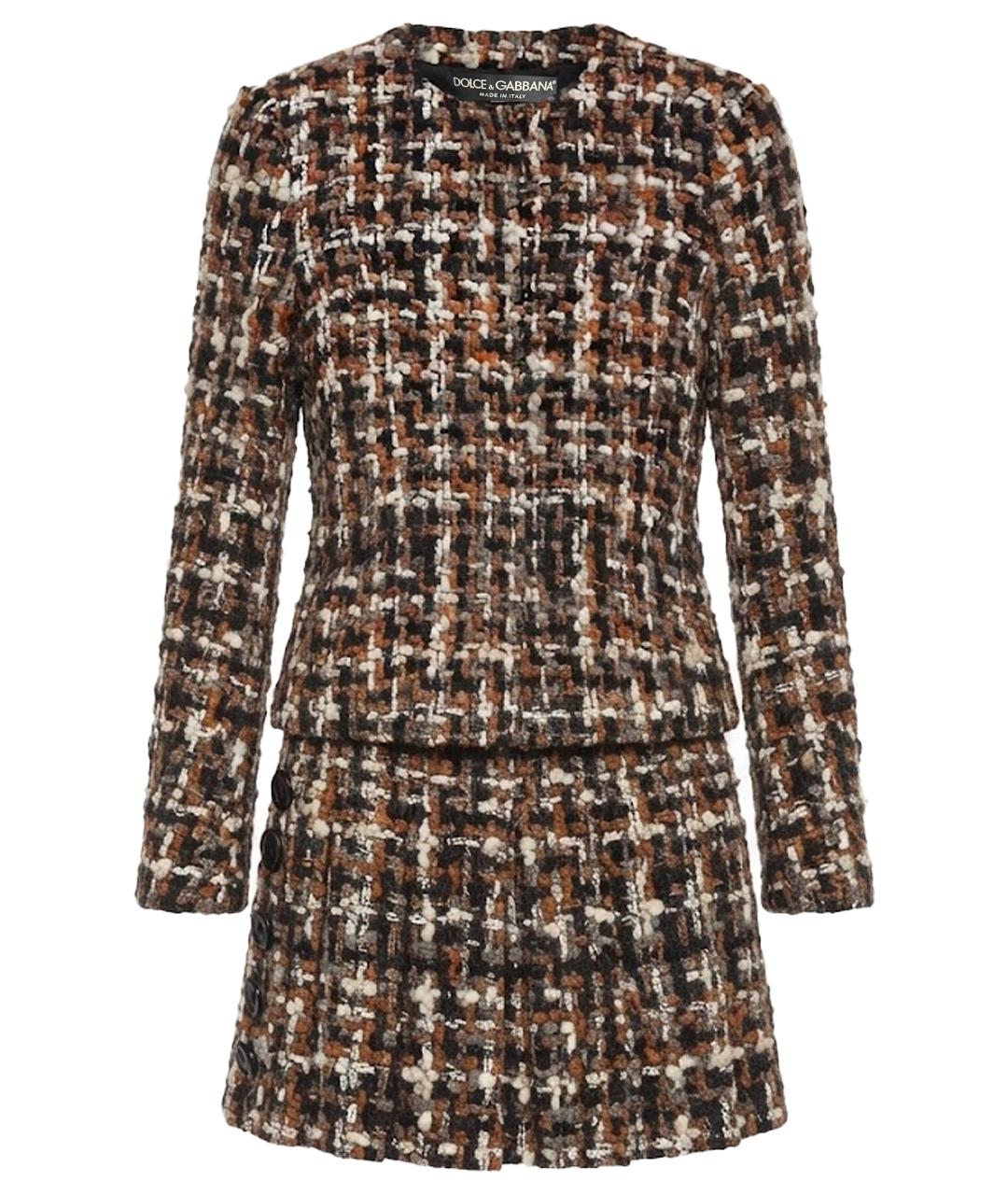 DOLCE&GABBANA Мульти шерстяной костюм с юбками, фото 1