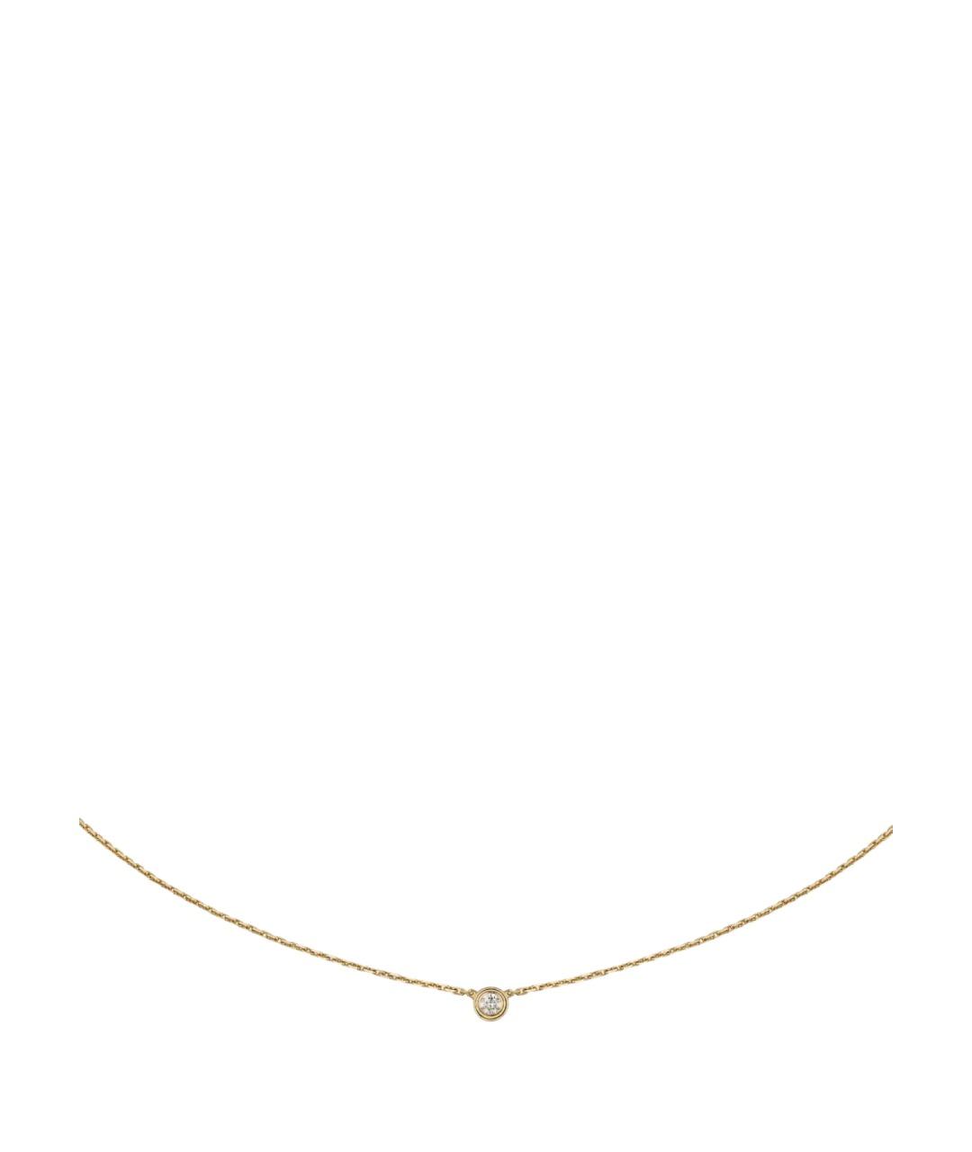 CARTIER Золотое колье из желтого золота, фото 1