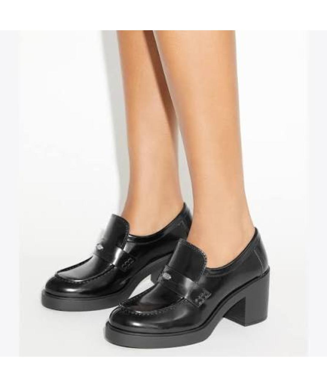 TORY BURCH Бордовые кожаные туфли, фото 9