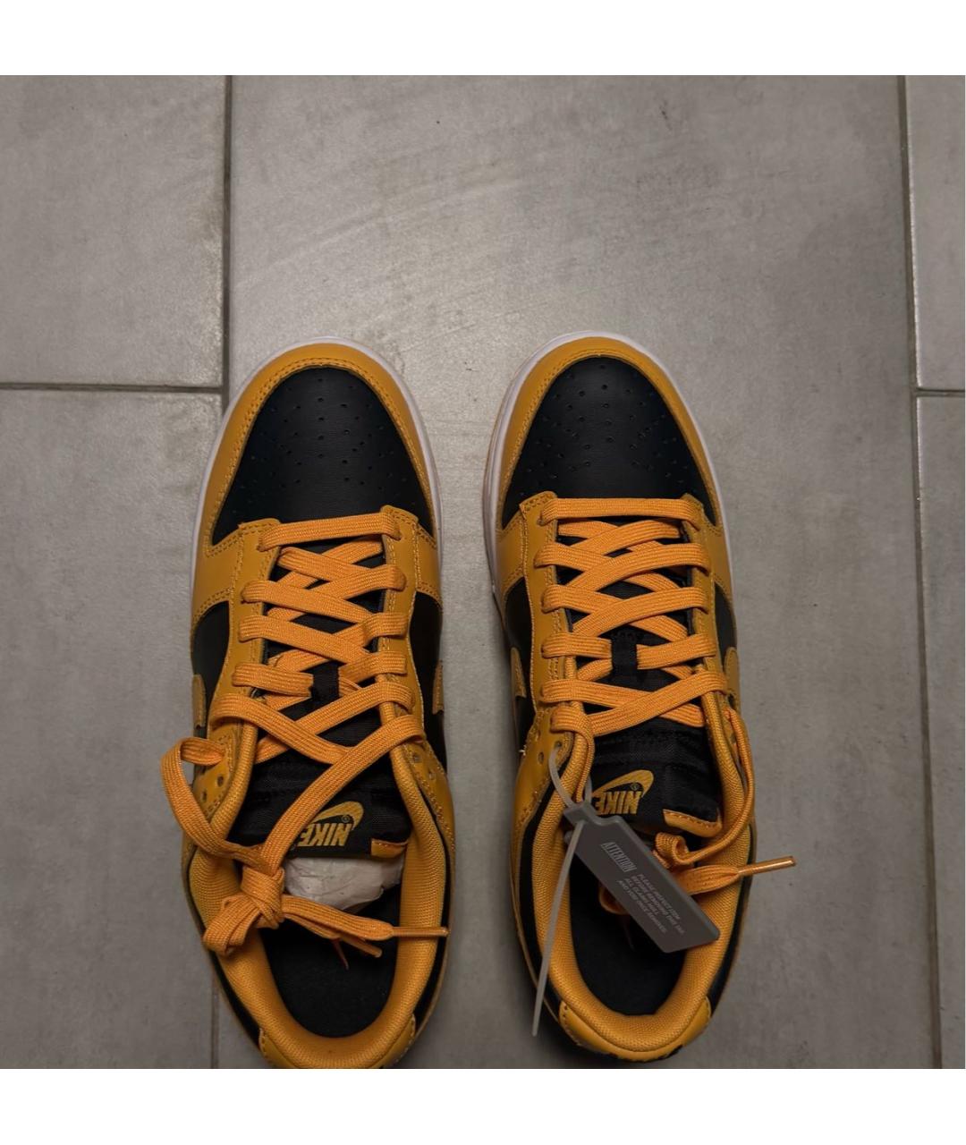 NIKE Желтые низкие кроссовки / кеды, фото 2