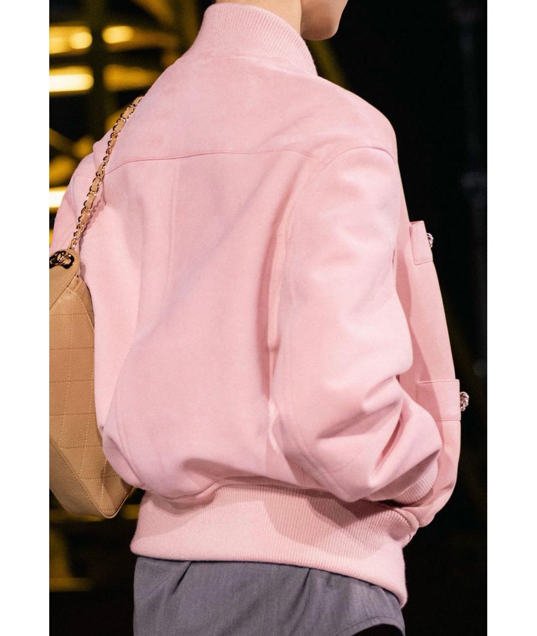 CHANEL Розовая замшевая куртка, фото 3