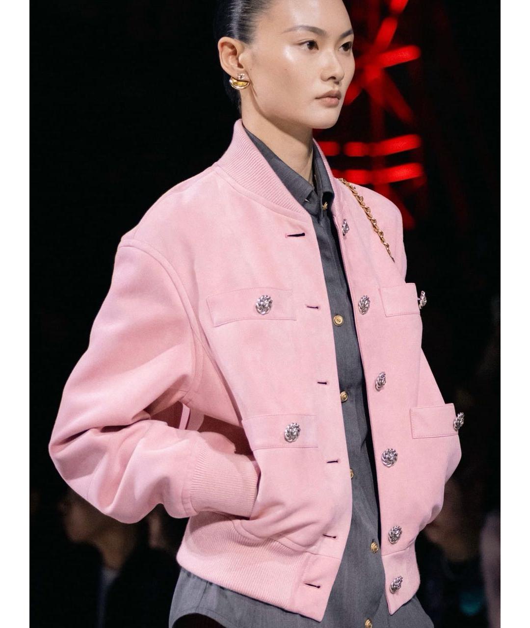 CHANEL Розовая замшевая куртка, фото 2