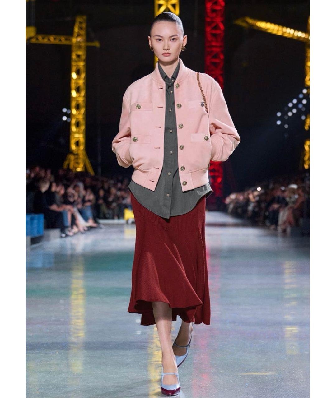 CHANEL Розовая замшевая куртка, фото 5