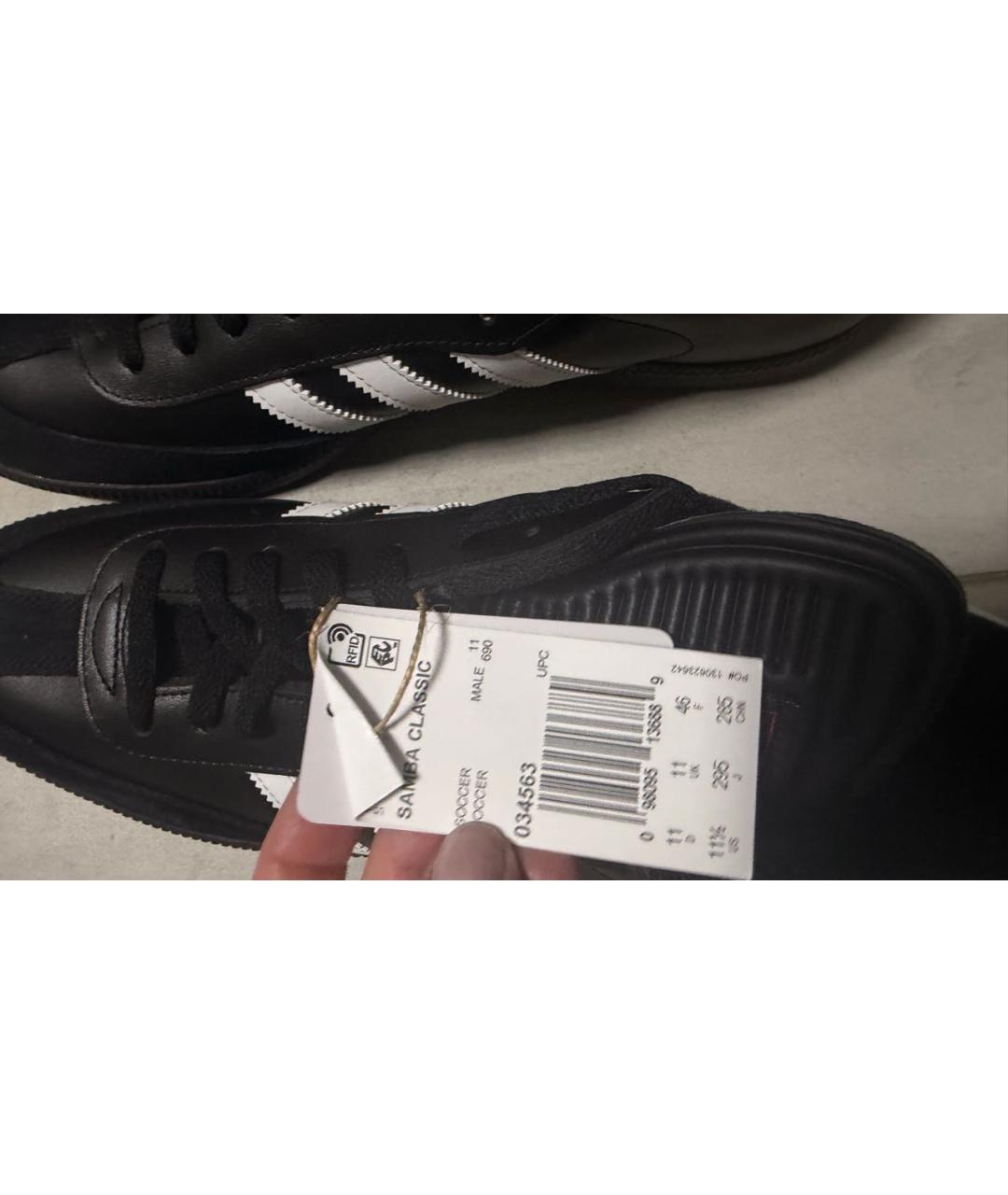ADIDAS Черные низкие кроссовки / кеды, фото 3