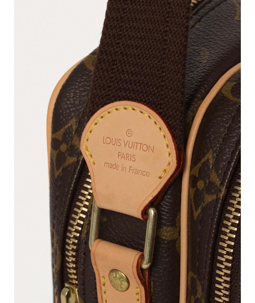 LOUIS VUITTON Коричневая сумка на плечо, фото 7