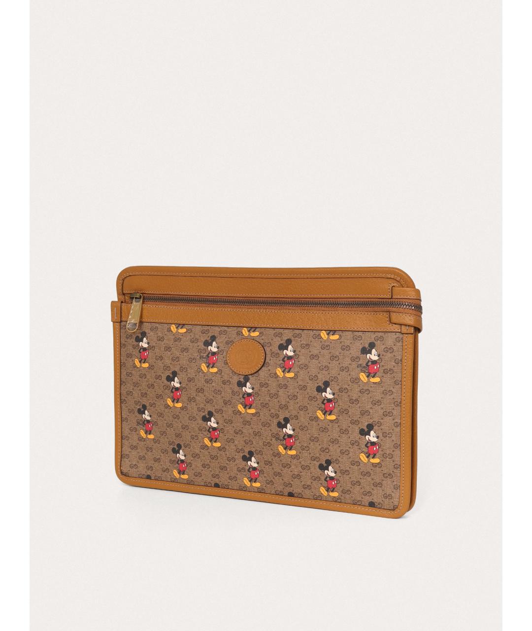 GUCCI Бежевая кожаная папка для документов, фото 2