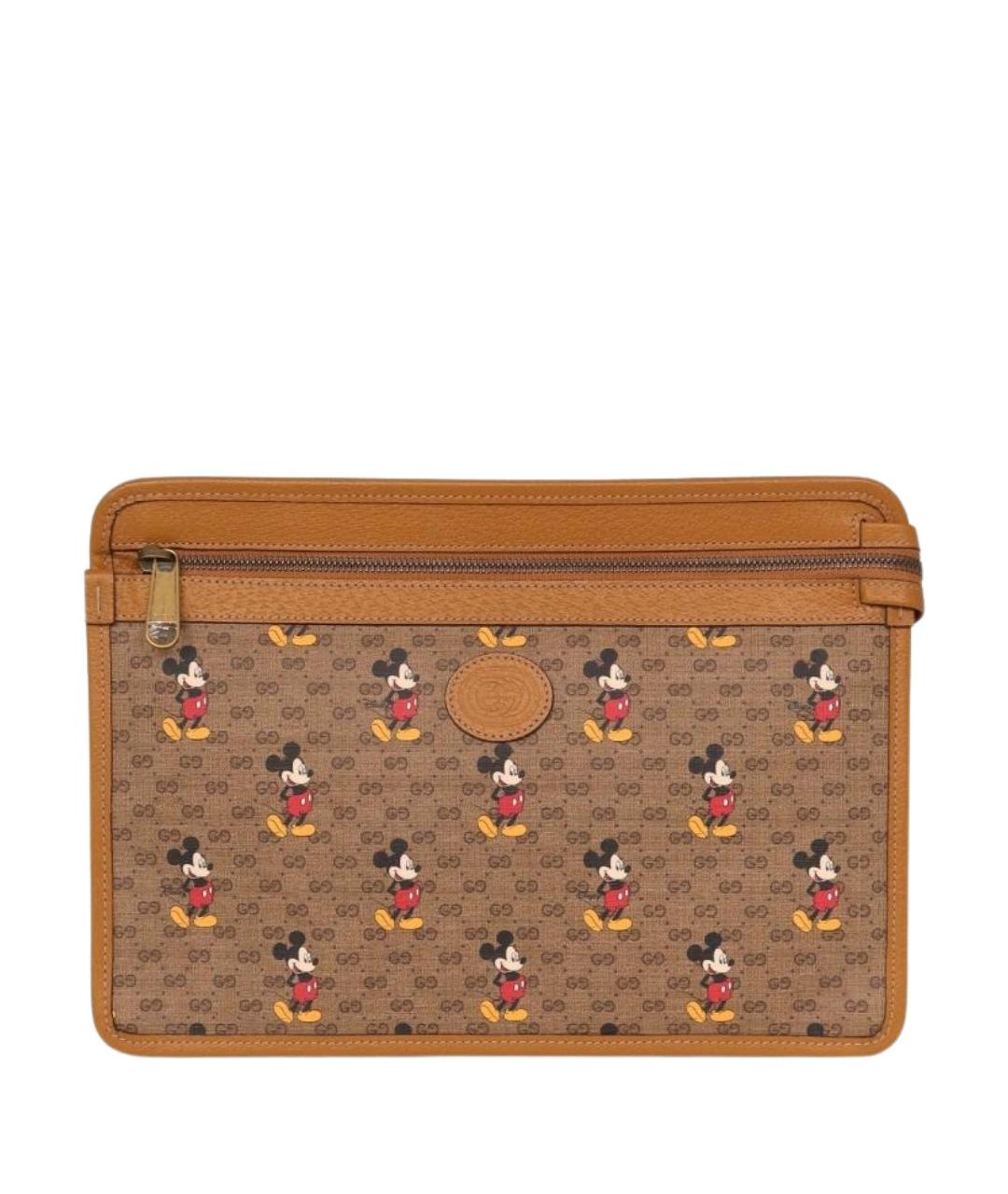 GUCCI Бежевая кожаная папка для документов, фото 1
