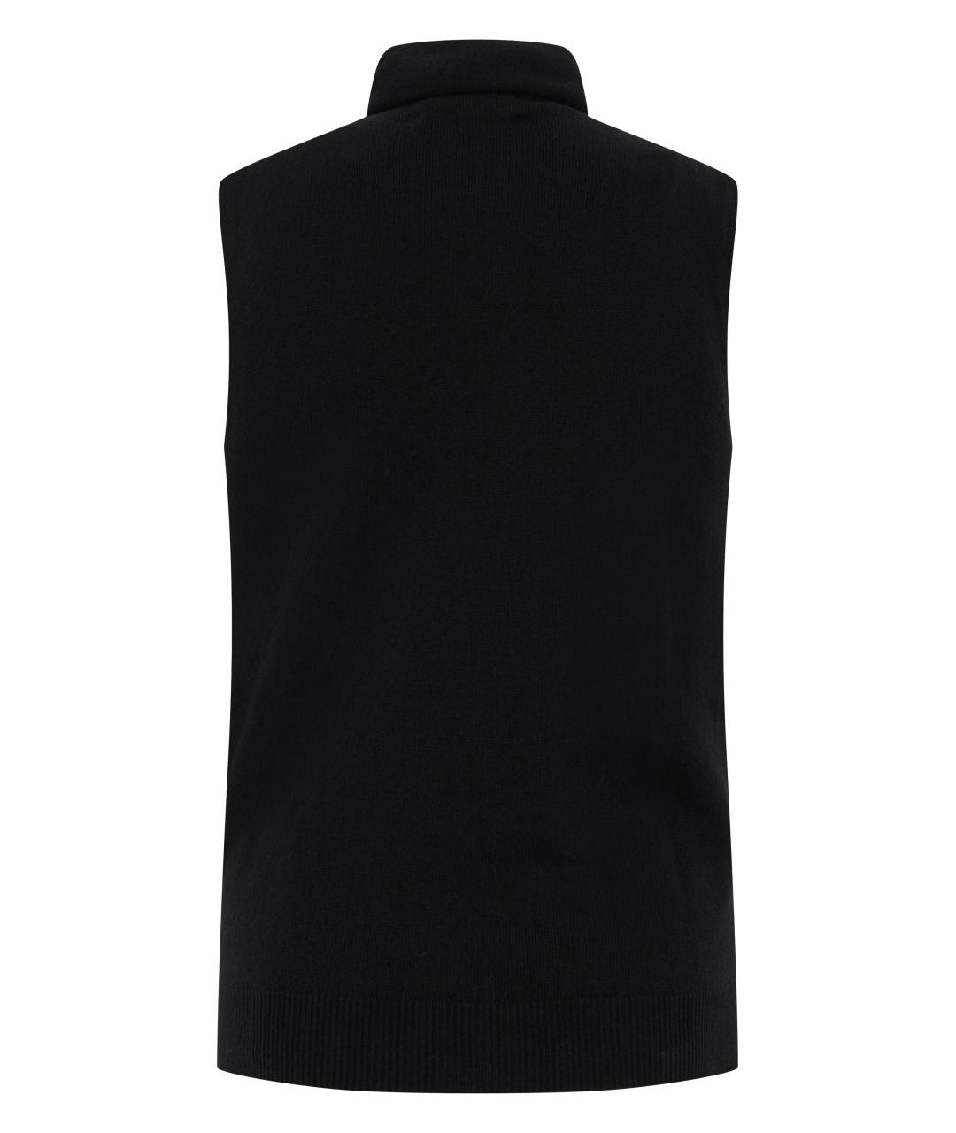 ALBERTA FERRETTI Черная шерстяная майка, фото 2