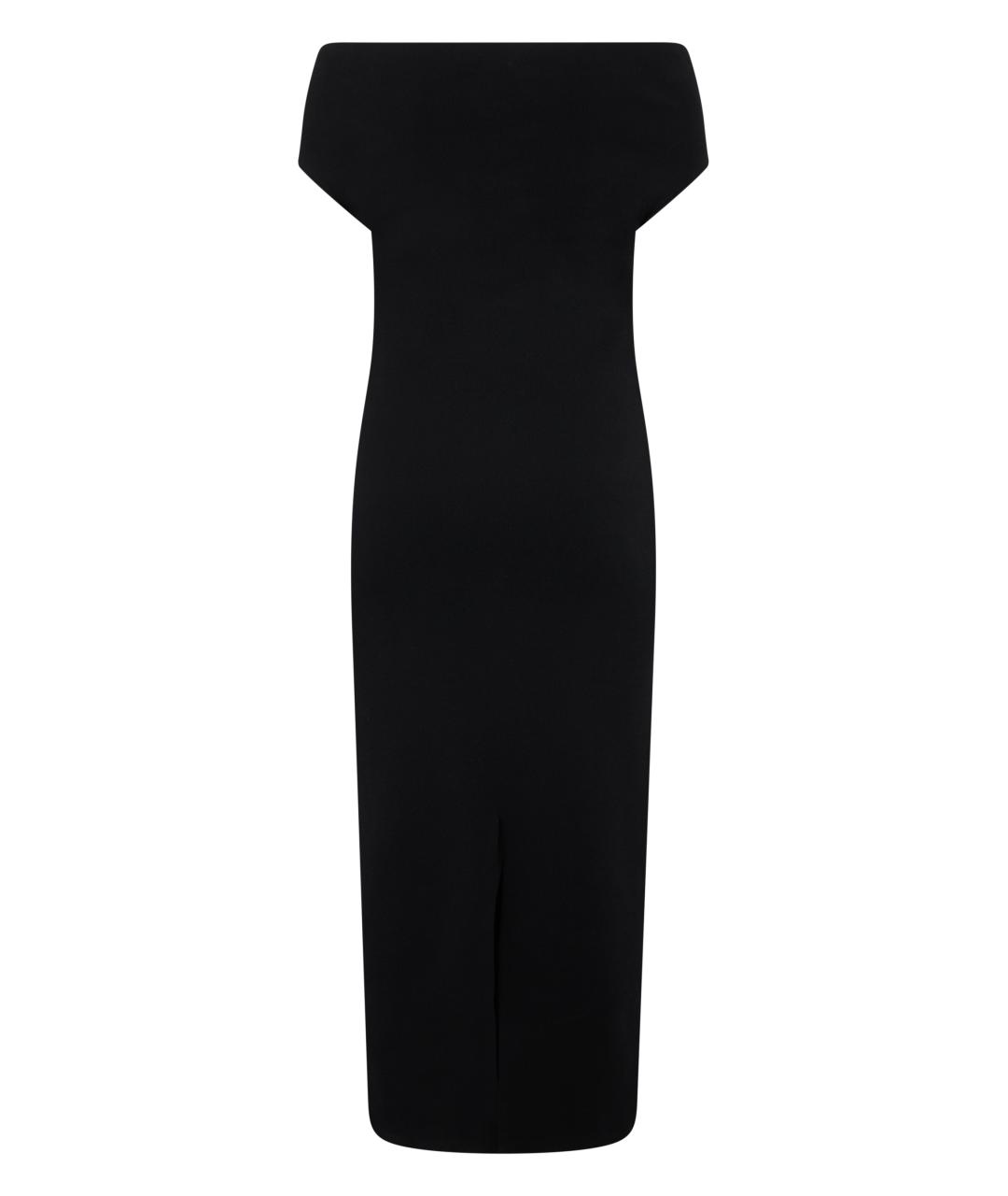 ALBERTA FERRETTI Черное вискозное платье, фото 2