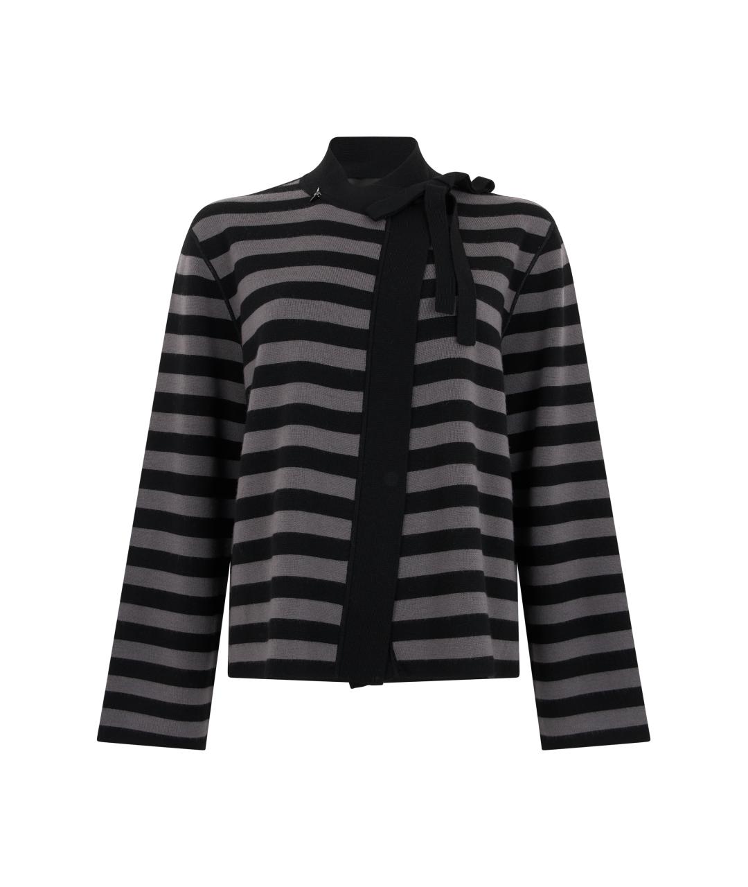 EMPORIO ARMANI Черный шерстяной кардиган, фото 1