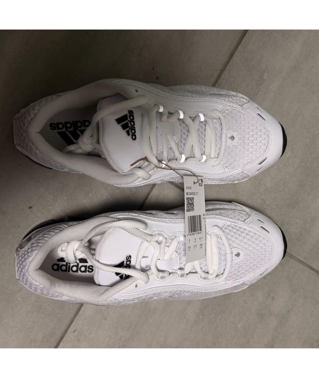 ADIDAS Белые синтетические низкие кроссовки / кеды, фото 2