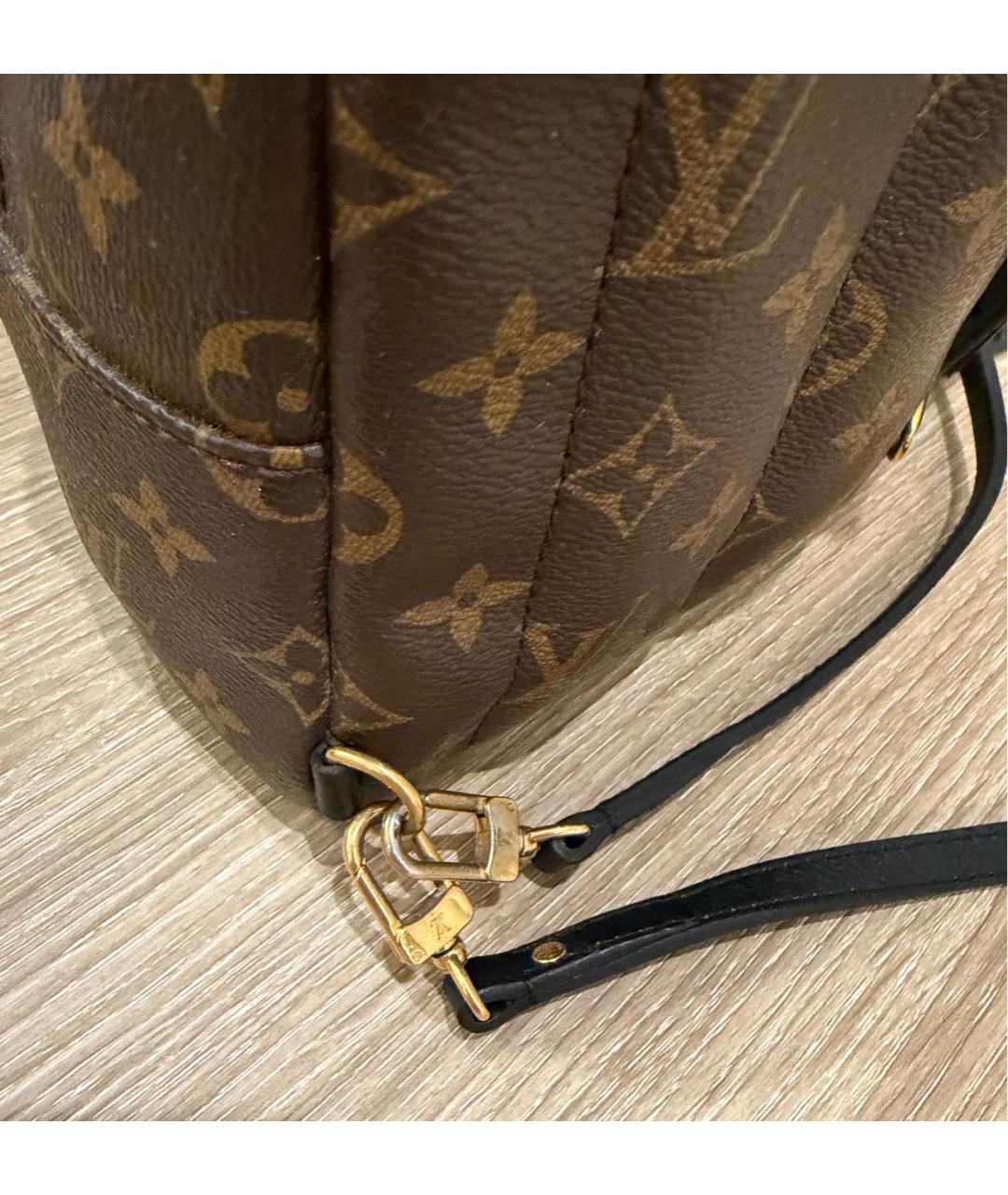 LOUIS VUITTON Коричневый рюкзак из канвы, фото 3