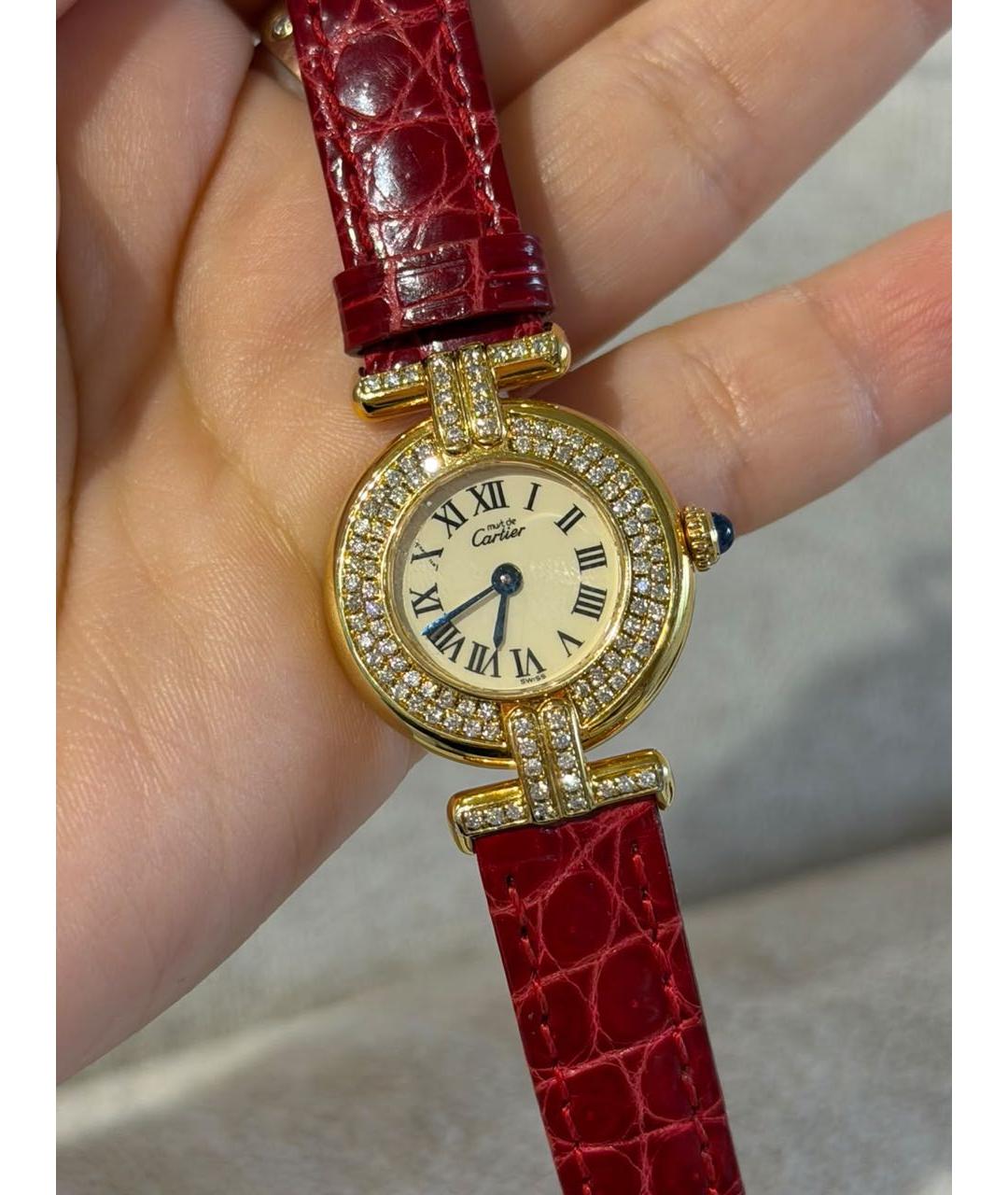 CARTIER Золотые часы, фото 5