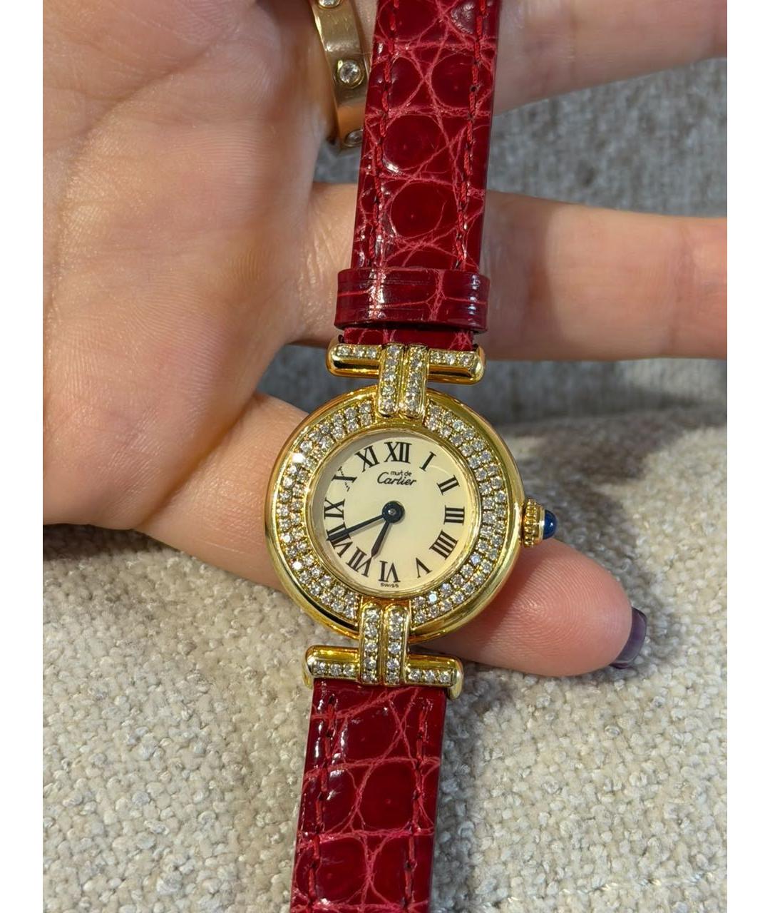 CARTIER Золотые часы, фото 3