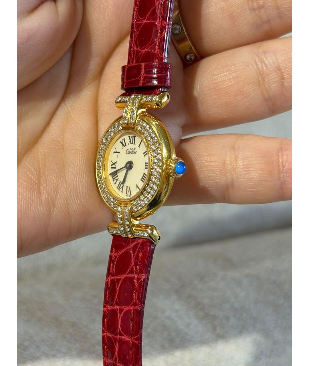 CARTIER Золотые часы, фото 4