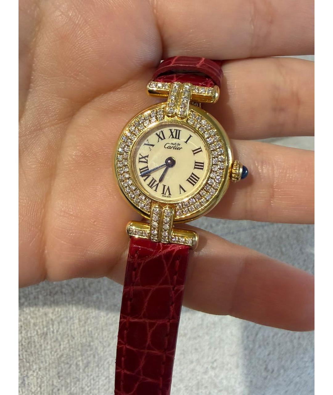 CARTIER Золотые часы, фото 2