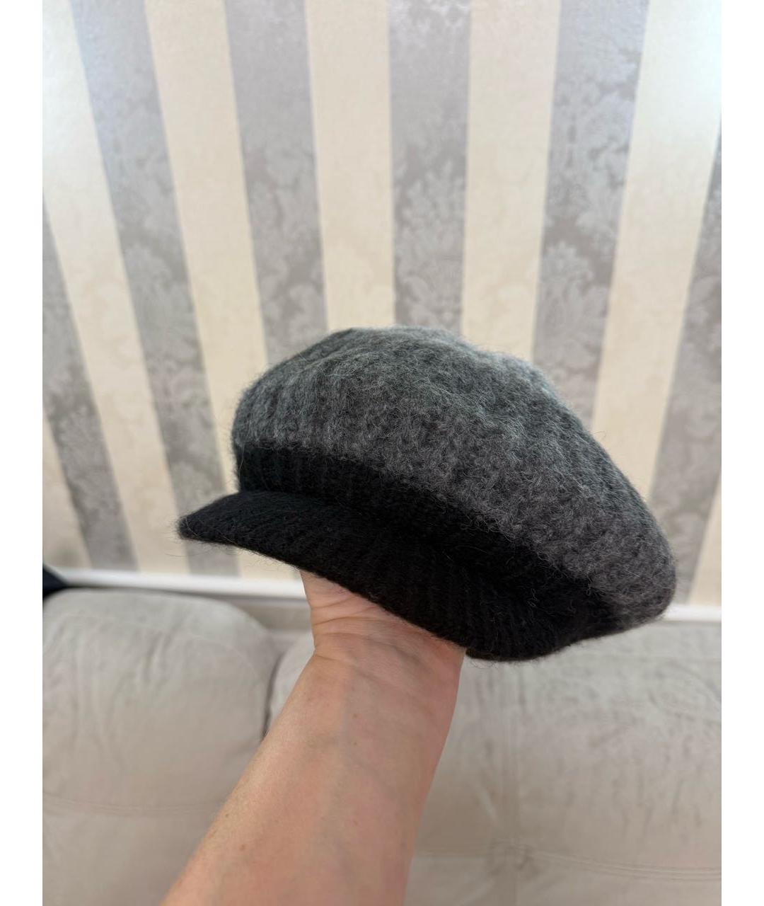 MAX MARA Серая шляпа, фото 2