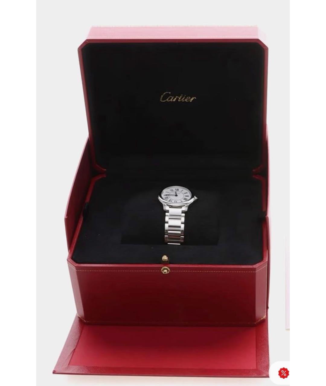 CARTIER Серебряные металлические часы, фото 3