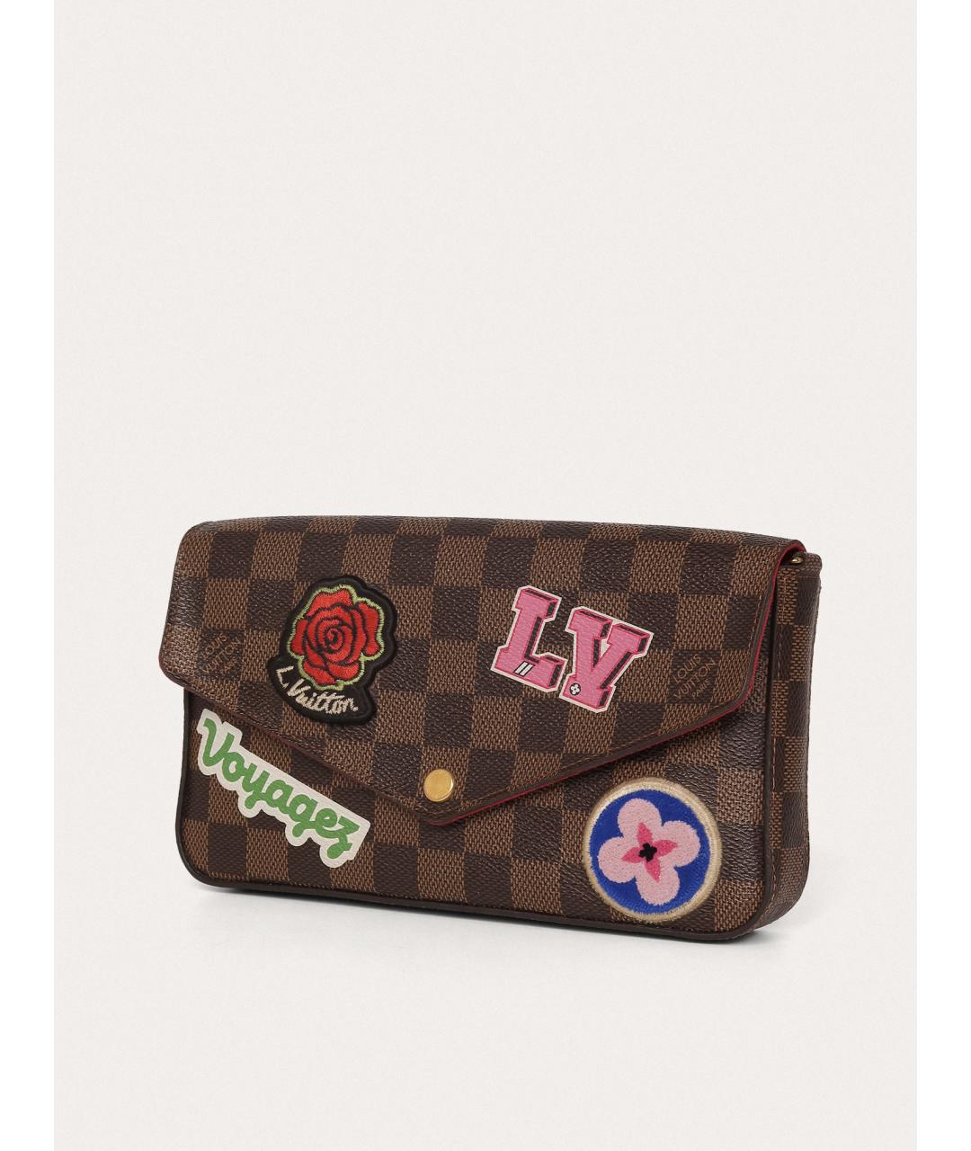 LOUIS VUITTON Коричневая сумка через плечо, фото 2